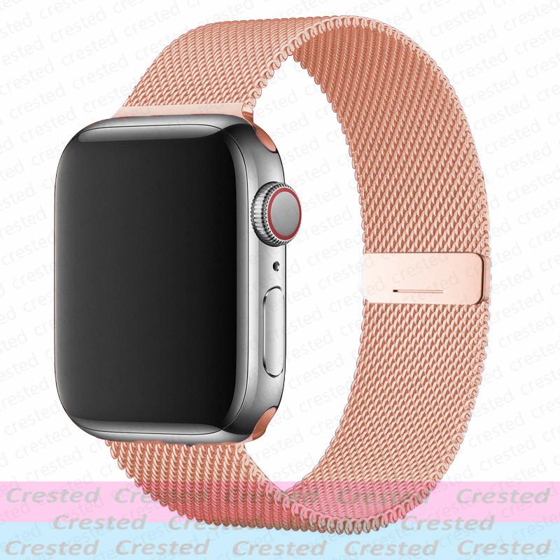 Миланская петля Ремешок Для Apple Watch Ремешок 44мм 40мм 45мм 41мм 49мм 42мм 38мм correa bracelet iWatch серия 3 6 se 7 8 9 5 ultra 2