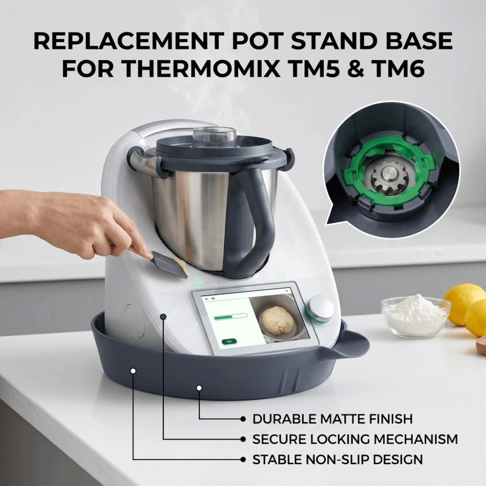 Blender Pot Base Plate Mixing Bowl Pot Base Replacement Part for Thermomix TM5 TM6 Kitchen