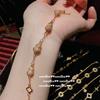 Древний filigree винтовой браслет с точкой и бриллиантом в форме тыквы Fulu, Новый китайский стиль, придворный filigree браслет с халцедоном, Набор