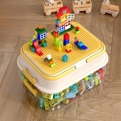 Органайзер для хранения игрушек Контейнер для Lego Коробка для детских игрушек Штабелируемые строительные блоки с крышками Контейнеры Регулируемые контейнеры для хранения Lego
