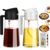 2 In 1 Pour Spray Sprayer Household Kitchen Oils Spray Cooking Olive Oil Dispenser Oil Baking Vinegar Soy Sauce Spray Container
