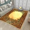 Luxury Gold CARPET FOR LIVE ROOM Washable Home Decoration Luxury Modern Large Room Rugs Non-slip Lounge Rug Coffee Tables Mat