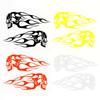 Motorcycle Oil Tank Stickers|Flame Skull Decals Kit for Motorbike Tank|Waterproof and UV Proof Deco
