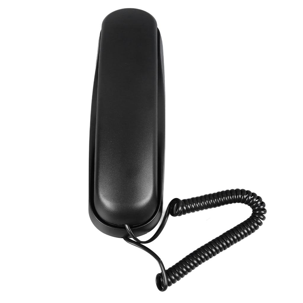 Wall Mountable Telephone Multifunctional Clear Sound Corded Landline Phone for Home Hotel Office