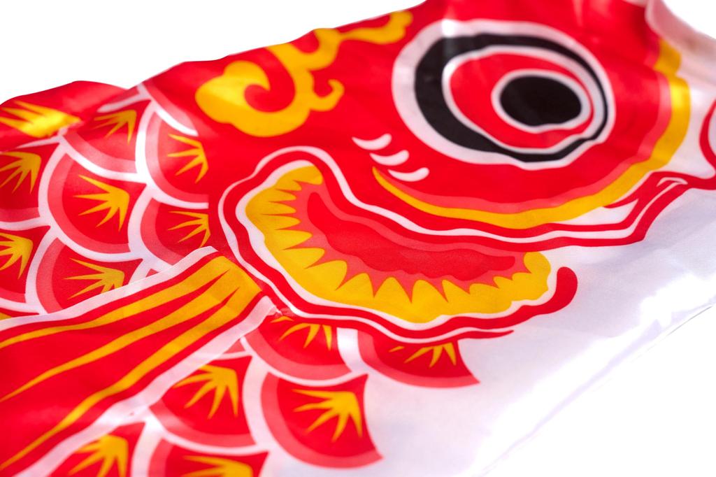 Day Carp Red [Clear Stone] Children's Streamer, Unisex,