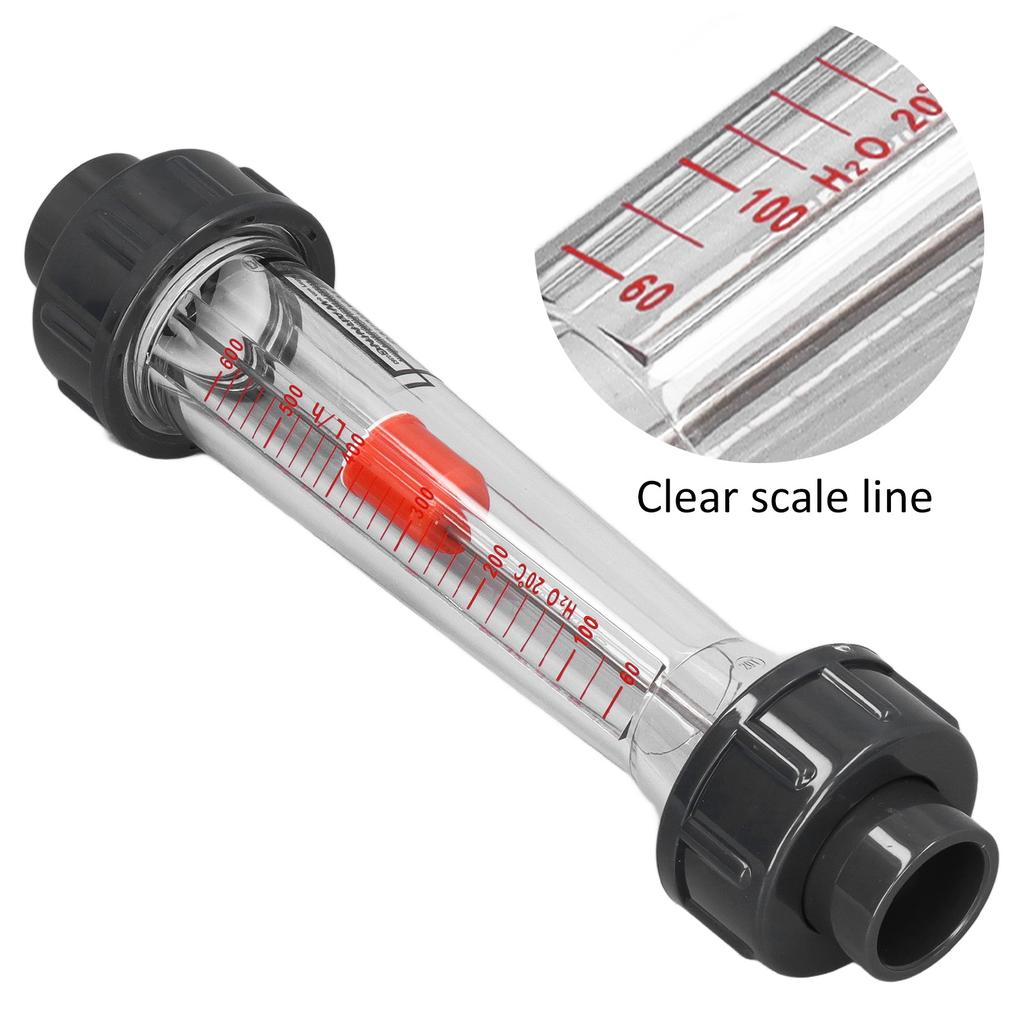 Liquid Flowmeter ABS Stable Acid Alkali Resistant Pipe Flowmeter for Chemical Petroleum Light Industry