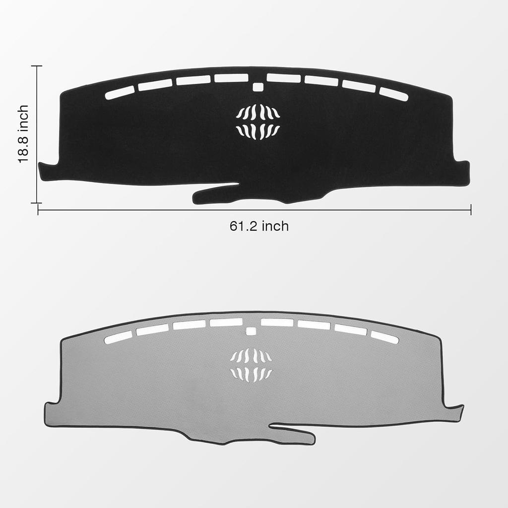 KUST Car Dashboard Cover Mat for Ford Explorer 2020-2024 Left Hand Driving Non-Slip Dashboard Mat Pad Interior for Ford Explorer Accessories Custom