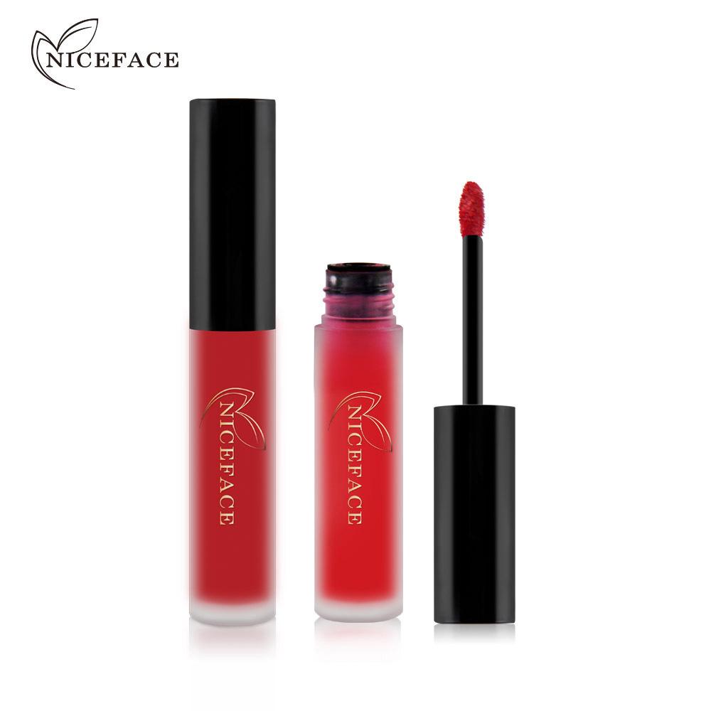 Matte Lip Gloss Velvet Lip Makeup Non‑Transfer Waterproof Lip Tint for Daily Lip Cosmetic
