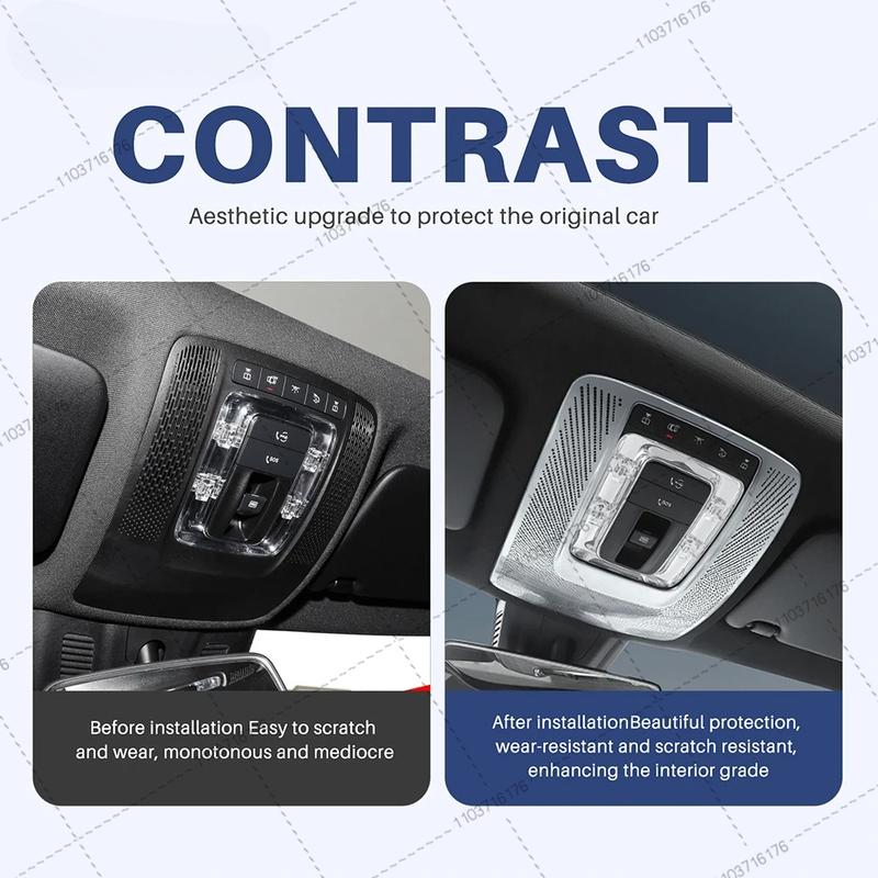 For Mercedes Benz A B CLA GLB GLA GLE Class W177 W247 C118 X247 H247 W167 EQA EQB -2024Car Front Reading Lamp Light Cover