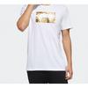Adidas Футболка с коротким рукавом с принтом, мужские топы, белая FM6259