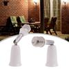 E27 Light Socket Extender 180 Degree Lamp Holder Fits E27 Various LED Lights Supports 100W, Perfect for Any Room