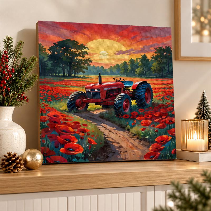 Massey Ferguson Diamond Painting Kit 5D Full Drill DIY Diamond Mosaic Wall Art Home Decor