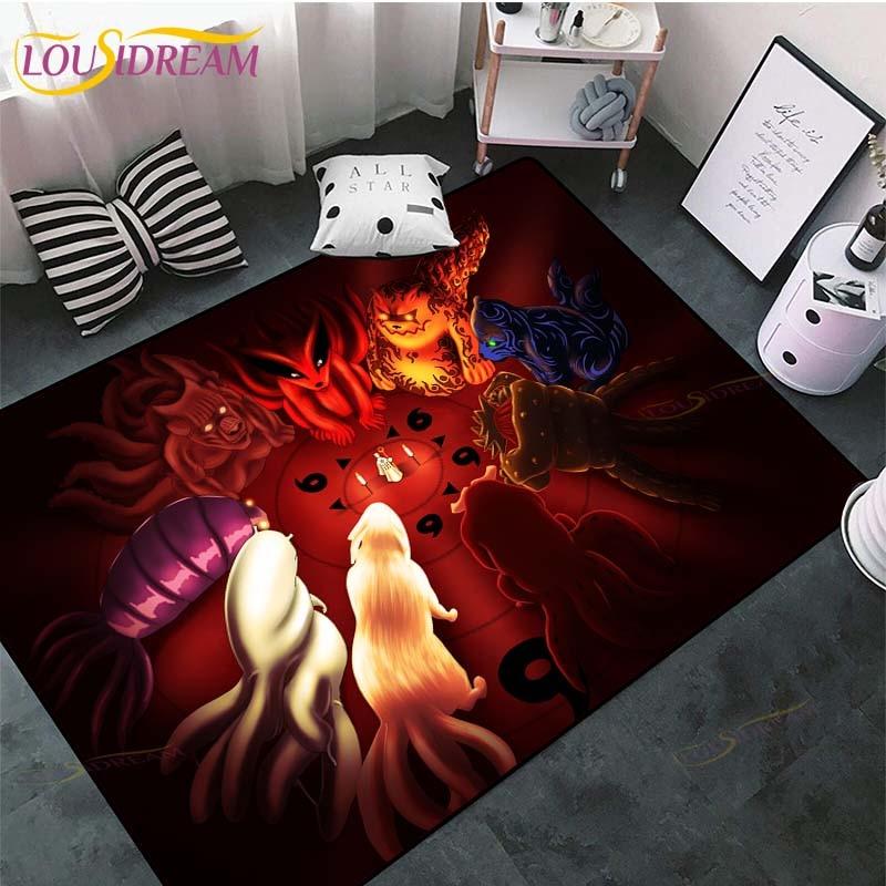 Аниме Наруто узор ковры гостиная противоскользящий коврик детские коврики для спальни коврик для йоги большой ковер декор