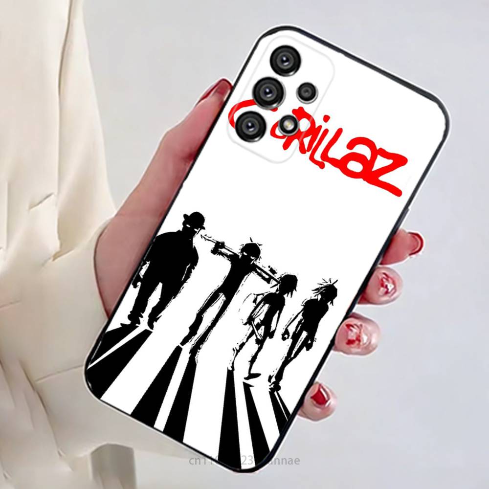 Чехол для телефона с изображением мультяшной рок-группы G-Gorillaz для Samsung Galaxy A54,34,24,73,53,52,52S,04S,04E,A72