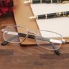 Classic Reading Glasses Women Men Metal Large Frame Crystal Eyeglasses Square Presbyopia High Definition Reader Eyewear