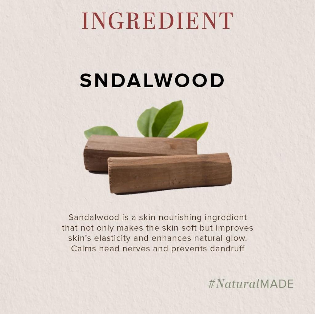 KHADI NATURAL Массажное масло с сандалом, упаковка 2 x 210 мл | Снятие стресса и ароматерапия для всех типов кожи