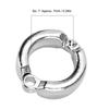 10pcs Opening Clip Design Parrot Foot Rings Metal Material Parrot Leg Bands  For Parrot
