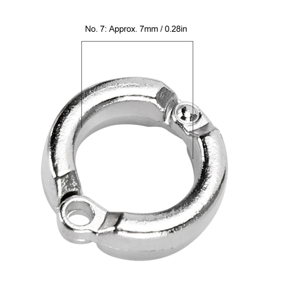 10pcs Opening Clip Design Parrot Foot Rings Metal Material Parrot Leg Bands For Parrot