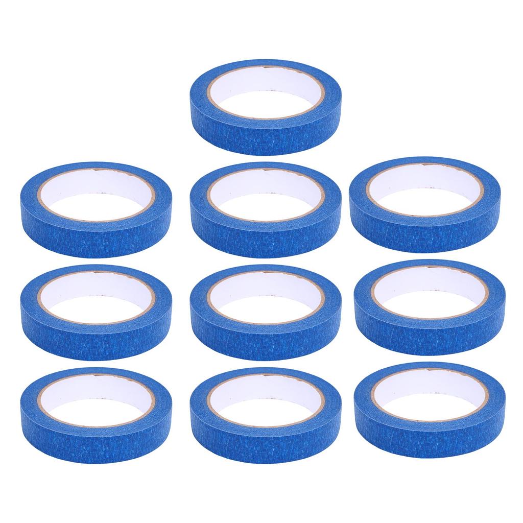 Малярный скотч для автомобиля термостойкий 0,79 дюйма X 98,43 фута синий маскировочный скотч для авторемонта для дома, офиса, школы