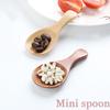 Маленькая деревянная ложка, приправа для чая, порошок 8X3,5 см, кухонные принадлежности, кухонные гаджеты