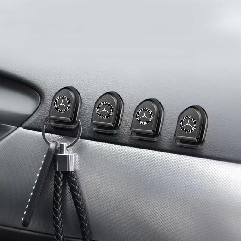 Новый Мини Органайзер-Крючок для Автомобиля Хранение USB-кабеля Ключей Самоклеящийся Настенный Крючок для Mercedes-Benz W166 W212 W204 C E ML GL GLK Class X166 X204