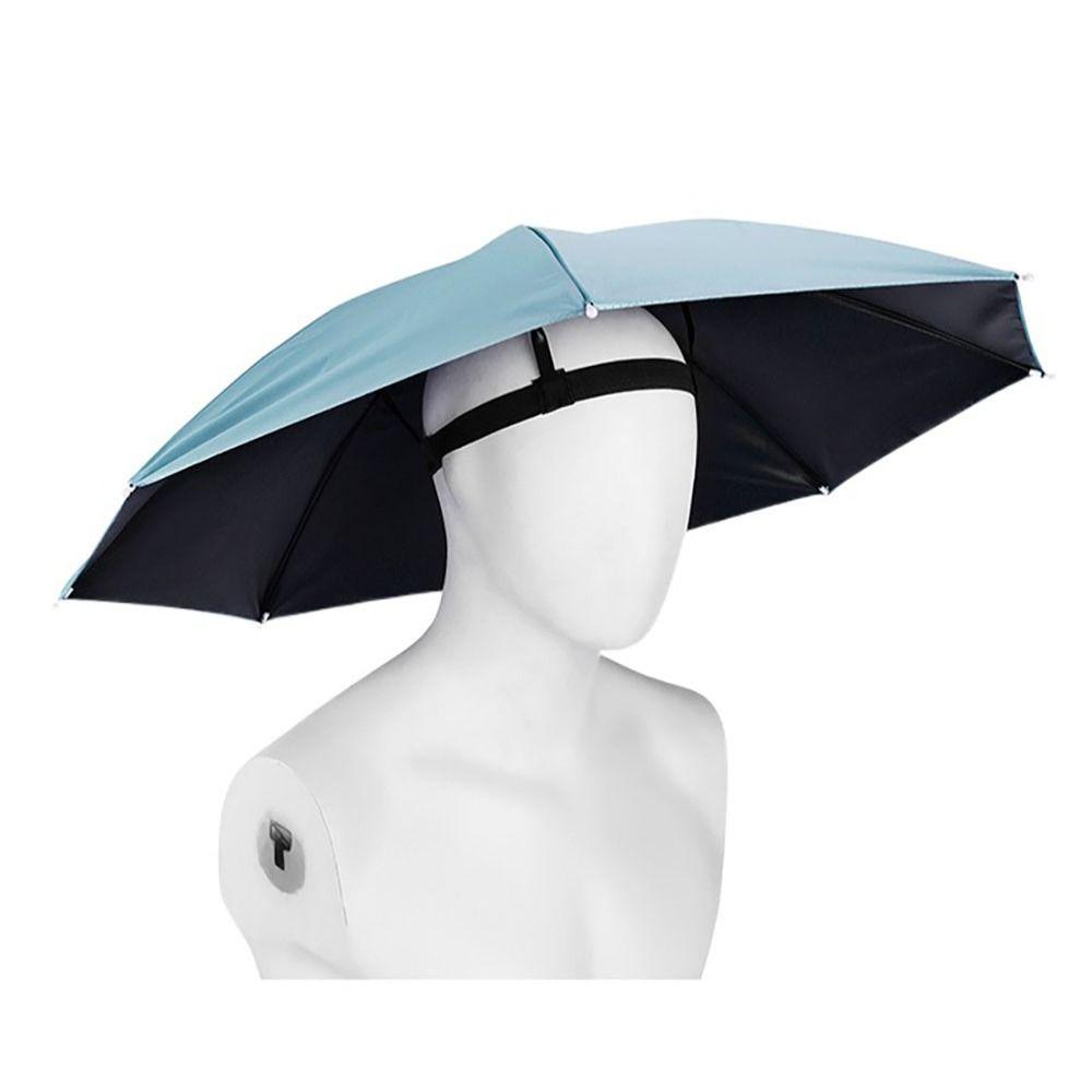 Windproof Head Umbrella Hat Elastic Band Umbrella Portable Rain Gear
