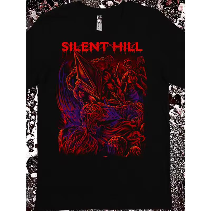 Pyramid Head T shirt Game Theme T shirt Summer New Style Suitable for Both Men and Women