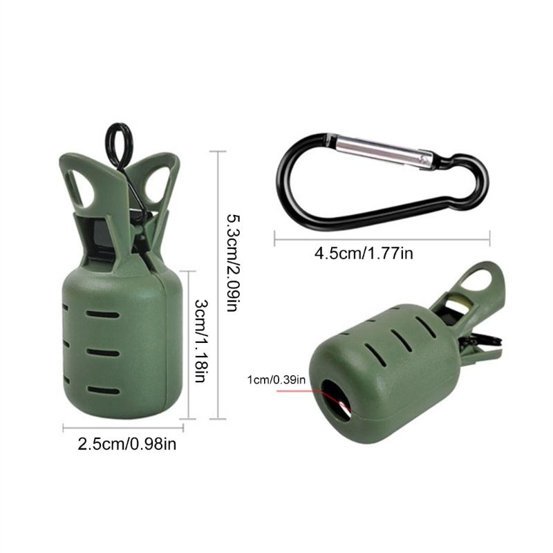 Squid Jig Hook Protector Squid Jig Cover Protector with Carabiner Squid Jig Baits Protector Fishing Tackle Easy to Use