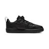 Nike Кроссовки Court Borough Low Recraft PS Triple черные детские DV5457-002