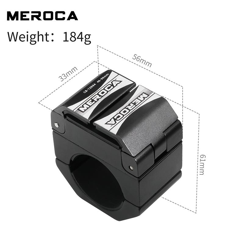 MEROCA Держатель для мобильного телефона на велосипед, вращается на 360°, скрытый, сверхлегкий, для MTB, дорожного велосипеда, из алюминиевого сплава