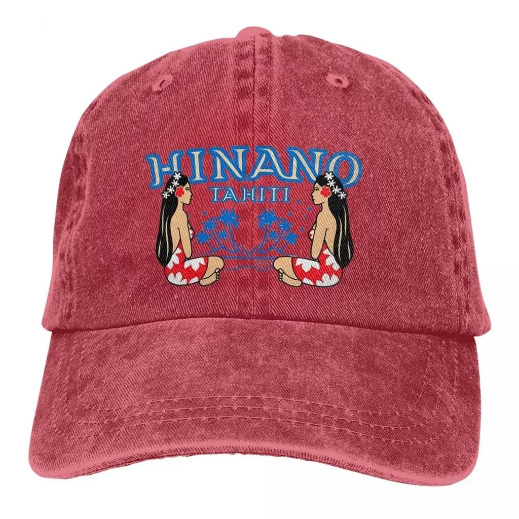 Pure Color Dad Hats Tree Women's Hat Sun Visor Baseball Caps Hinano Tahiti Beach Leisurely Peaked Cap