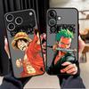 Чехол-накладка на заднюю панель телефона One Piece Luffy Zoro Cool для iPhone 17 Pro Max 13 Mini 15 16 Plus 12 XS XR 7 8 SE Air 11 14