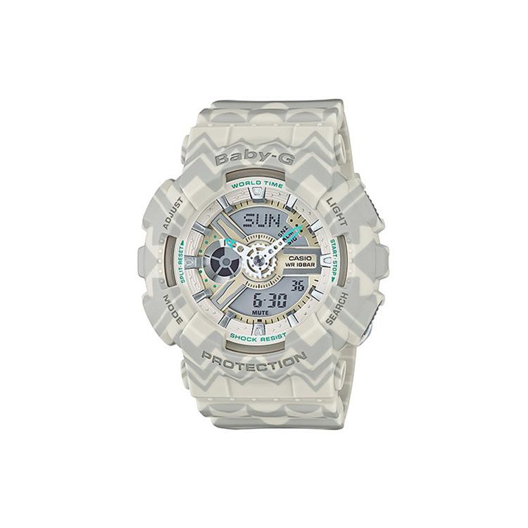 Casio Женские часы BABY-G Белые BA-110TP-8A BA-110TP-8A