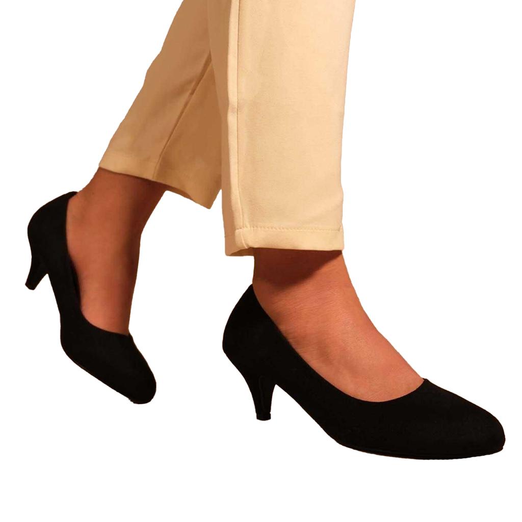 Where's That From Женские туфли-лодочки на низком каблуке-рюмочке