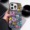 Чехол для телефона с цветным рисунком бабочки из кожи и текстурой для iPhone 16 Pro 15 14 13 12 Pro Max 11, ударопрочный, мягкий, матовый, тонкий чехол из ТПУ