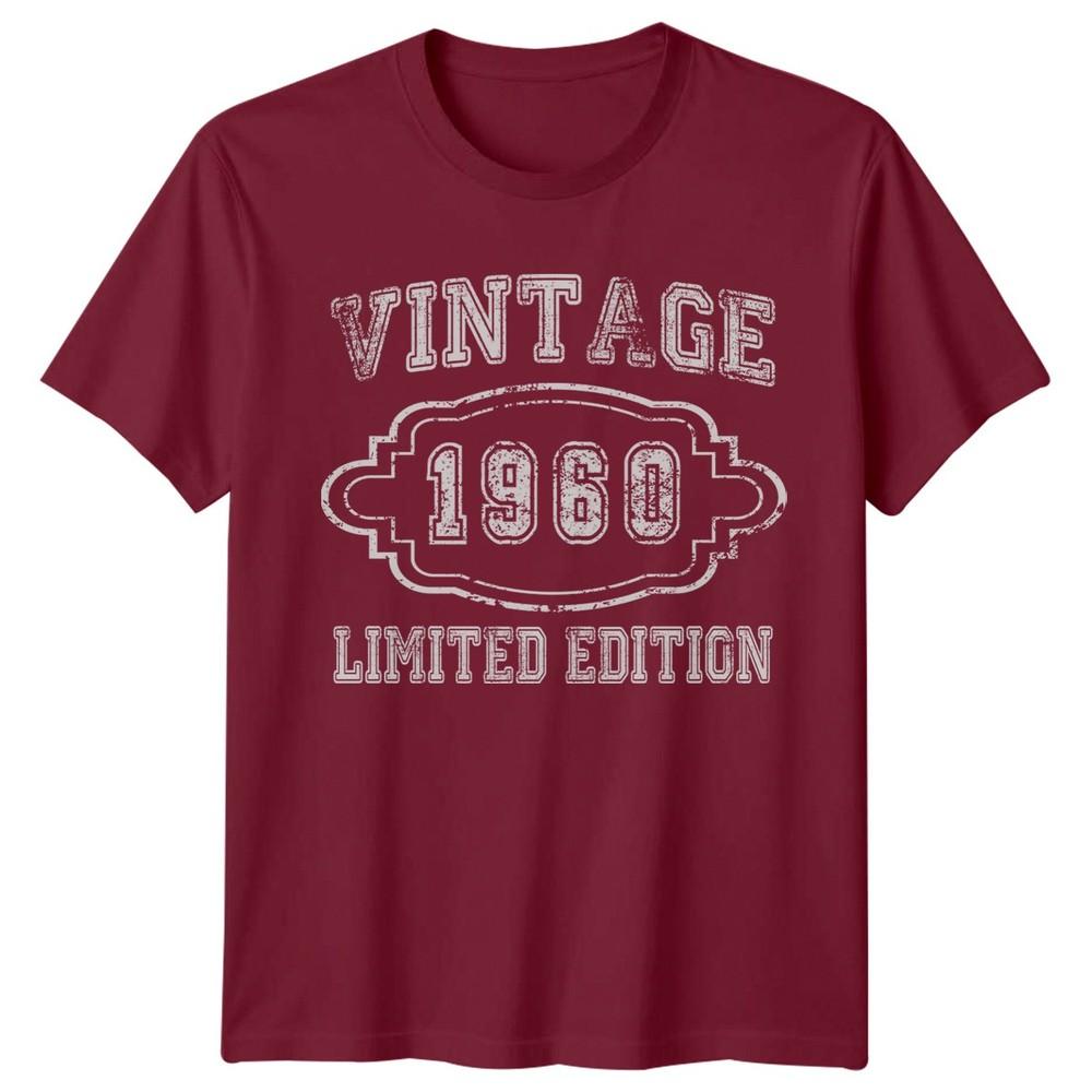 Vintage 1960 Limited Edition 66th Birthday Gift Unisexs T Shirt