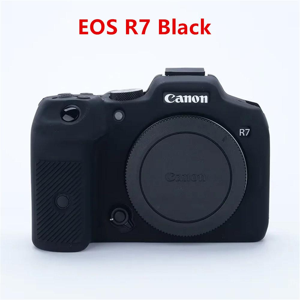 Мягкий силиконовый защитный чехол для корпуса камеры для Canon EOS R5 R5II R6 R6II R7 R8 RP R10 Ударопрочная резиновая накладка