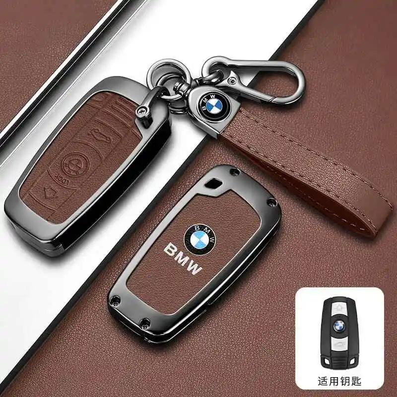 KLIB4 New 2025 New Smart Car Key Case Cover Fob For BMW E60 E61 E70 E81 E87 E90 E91 E92 X1 X5 X3 1 3 5 6 Series Z4 Protector Shell