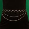 Love Waist Chain Versatile Belt Women's Decorative Dress Waist with Skirt Pants Heart Chain Summer Accessories Women