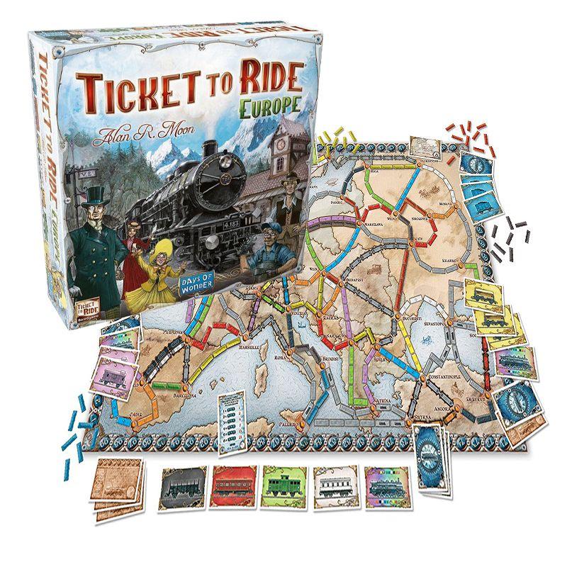 Исследуйте Европу с увлекательной настольной игрой Ticket to Ride Europe от Days of Wonder