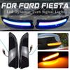 Динамический поворотник для Ford Fiesta Mk7 2008-2017 B-Max 2012-2017 светодиодный боковой указатель поворота с боковым крылом, боковой фонарь со стрелкой