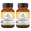 Flaxseed Oil 500mg 60 Veg Capsules Pack of 2 – Heart Brain Skin Hair Nail Support
