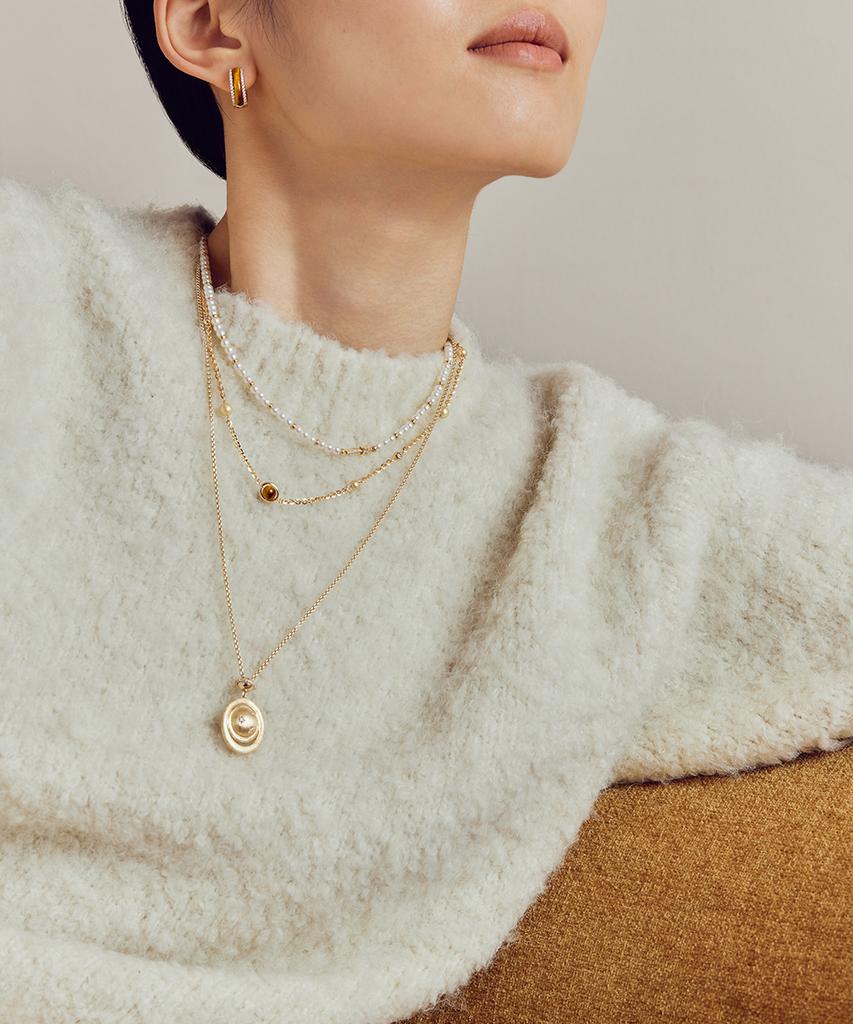 Lola Rose Heliocentric Freshwater Pearl Bead Necklace