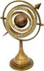 11" Antique Brass Armillary Sphere W/ Arrow – Nautical Maritime Engraved Globe