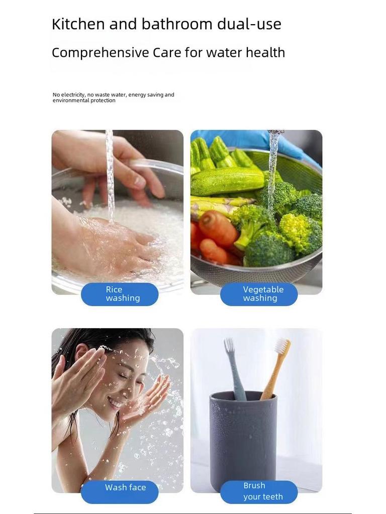 Ультрафильтрационный очиститель воды из нержавеющей стали 304 для кухонного крана