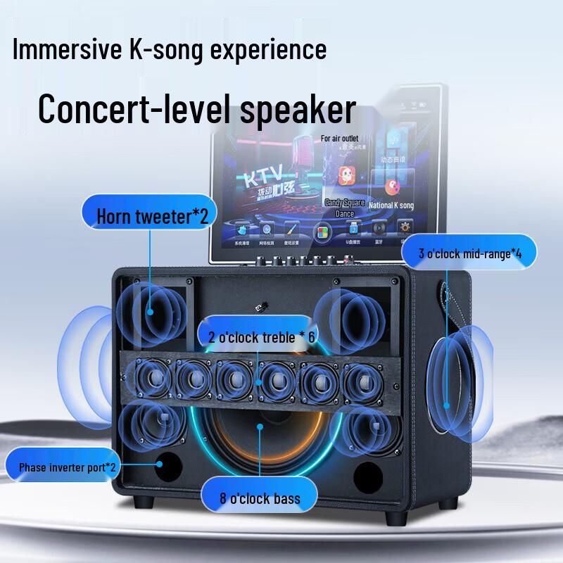 LeTV VL-8C Outdoor Karaoke System with Display (CN version)