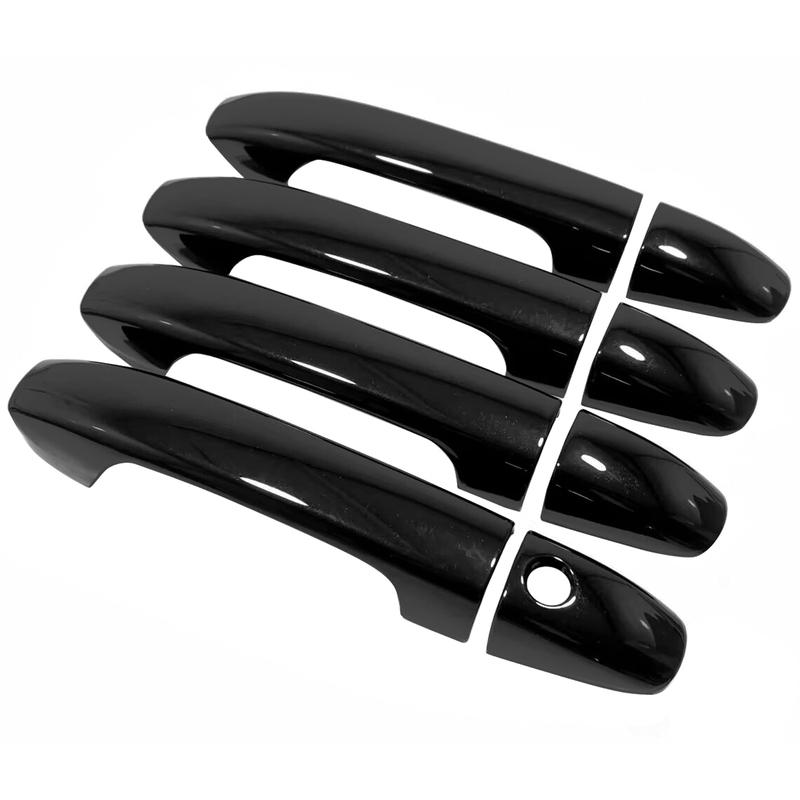Door Handle Cover For Mercedes Benz Vito V-Class W447 2014-2025 Cars Accessories Carbon Fiber Glossy Black Car Decoration