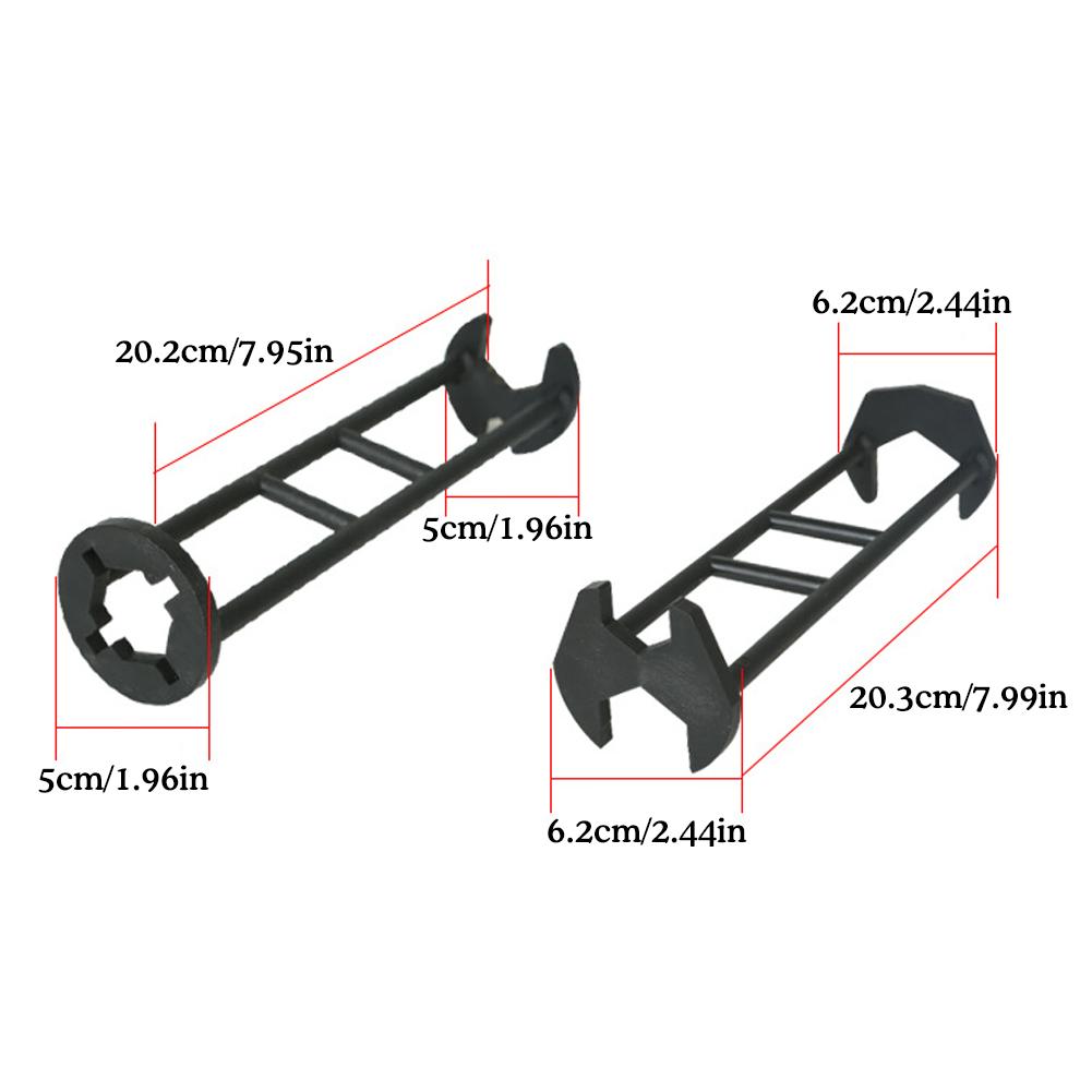 Multifunctional Sink Wrench, Upgrade Basin Wrench Strengthened Steel, Sink Faucet Wrench For Tight Spaces Faucet Wrench