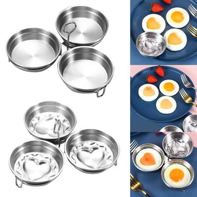 Многофункциональная плита для яиц в форме сердца и солнца, котел для яиц с антипригарным покрытием из нержавеющей стали, форма для выпечки яиц для приготовления завтрака