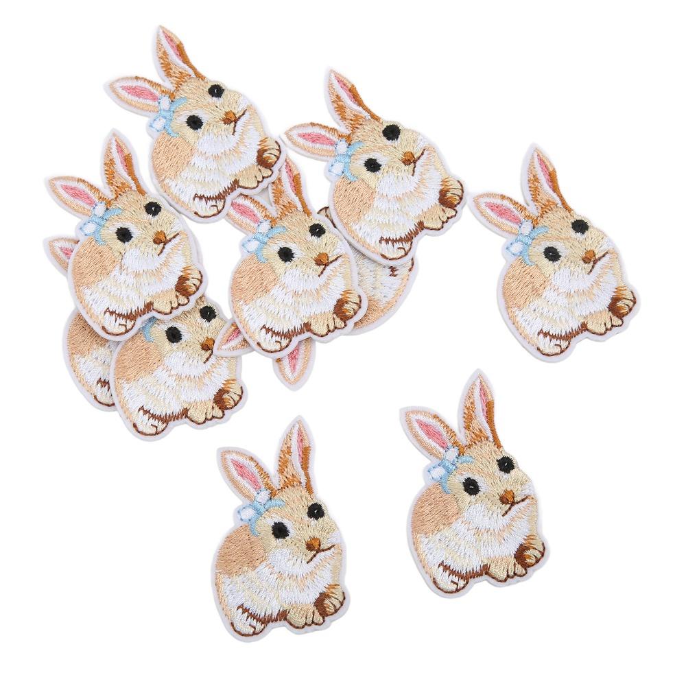 10pcs Embroidered Embroidered Patches Lightweight DIY Patches Durable Iron On Patches Bag